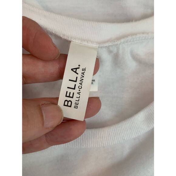 Bella Canvas Pure Bare white tank top size Small - Picture 3 of 8